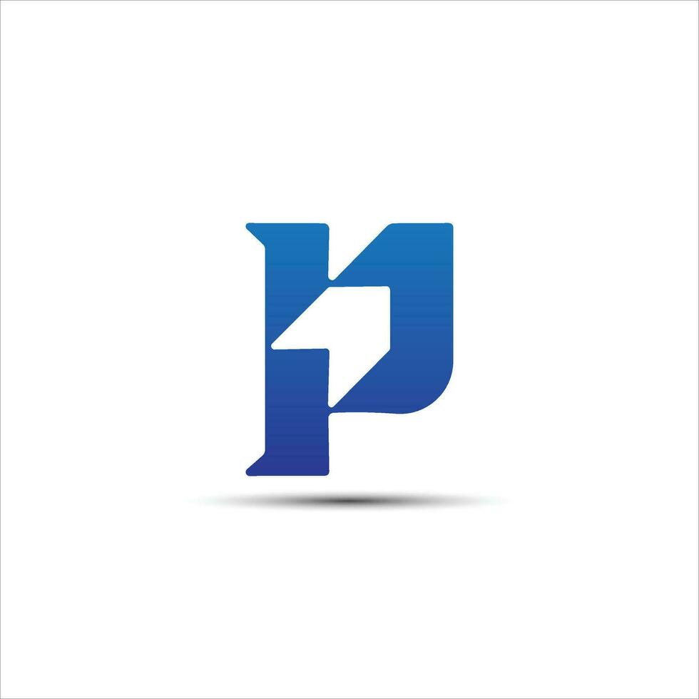 pr lettera logo design vettore