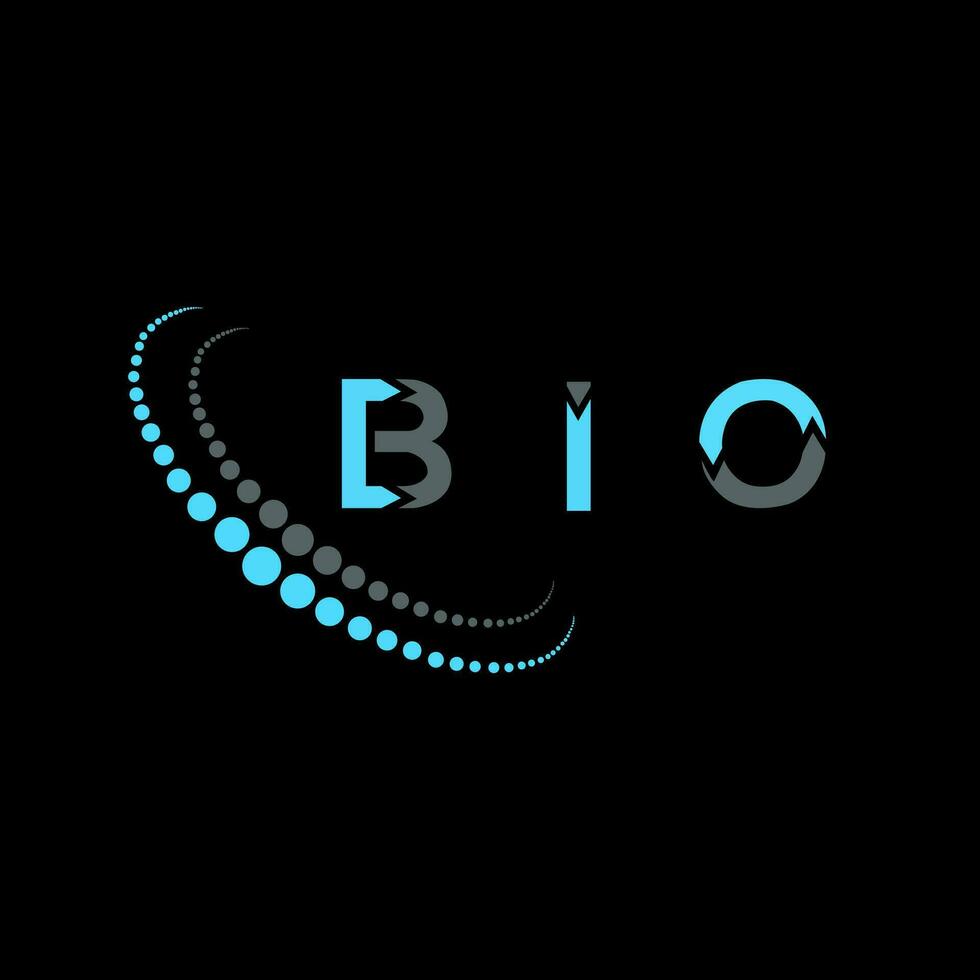 bio lettera logo creativo design. bio unico design. vettore