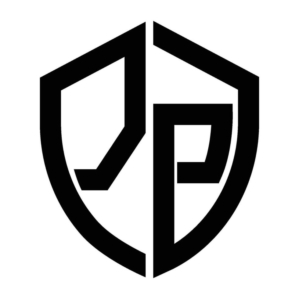 jp lettera logo vettore