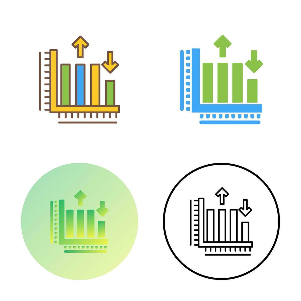 bar grafico vettore icona