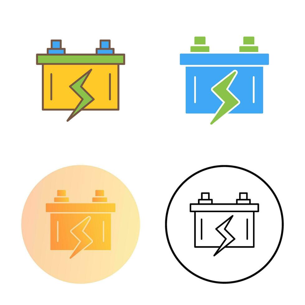 icona di vettore della batteria