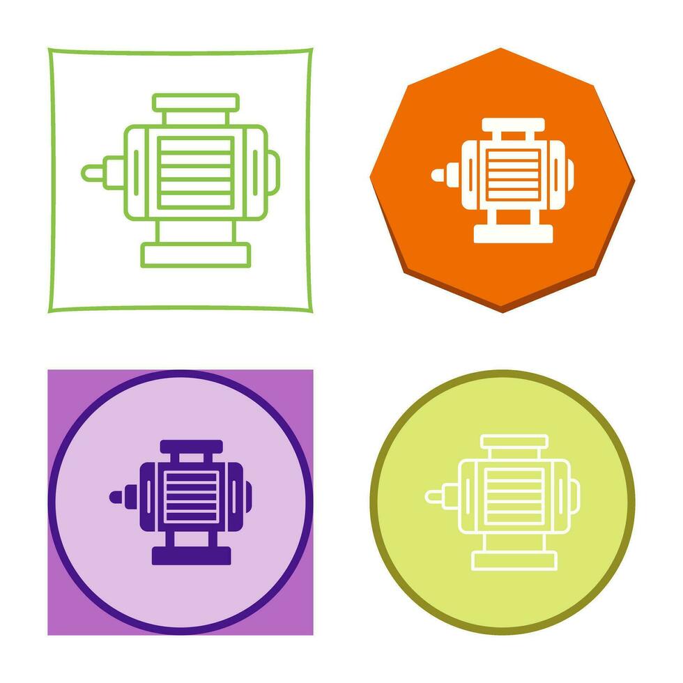 elettrico il motore vettore icona