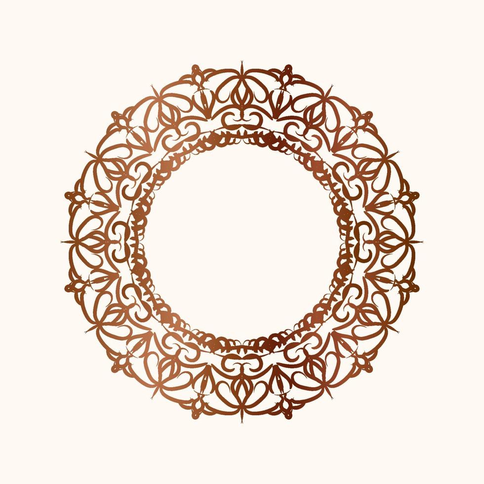 ornamento mandala o fiore vettore