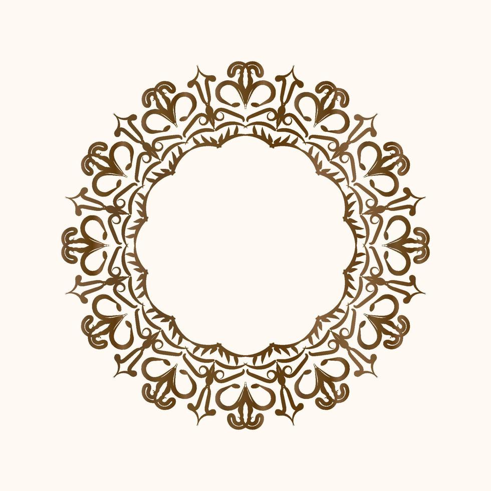 ornamento mandala o fiore vettore