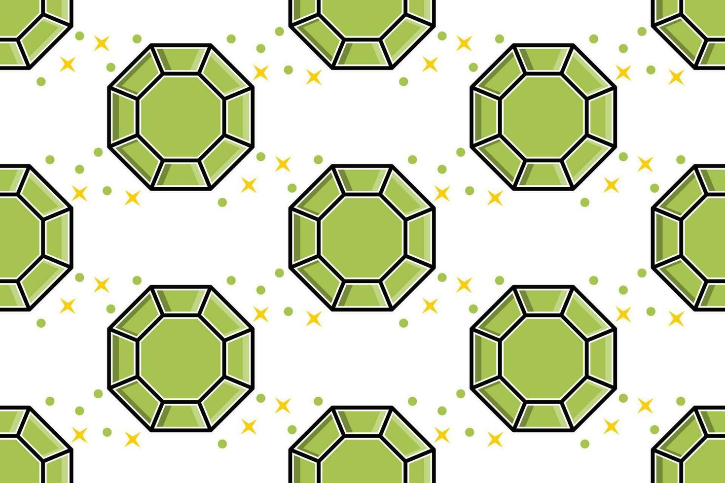 un' modello con verde e giallo quadri vettore