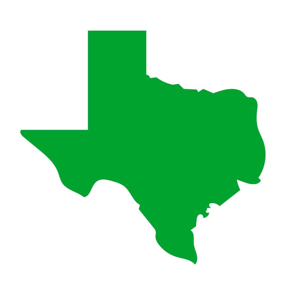 Stati Uniti d'America Texas carta geografica icona. vettore. vettore