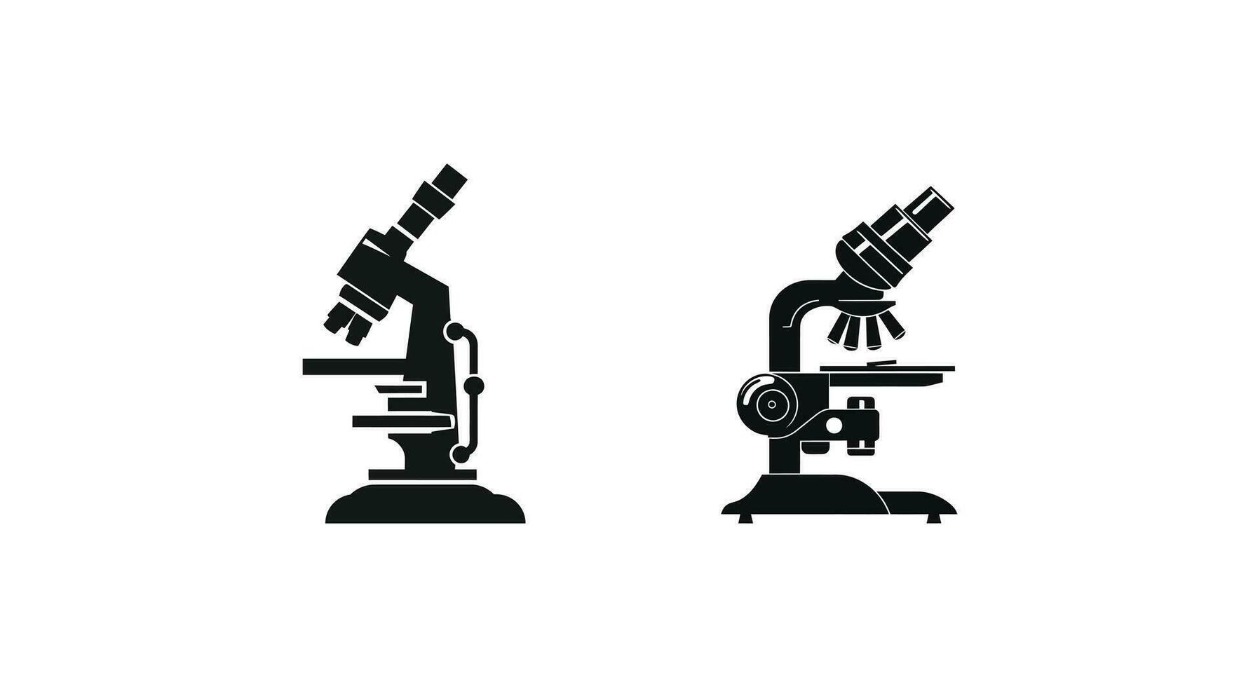 microscopico meraviglie elegante sagome vettore