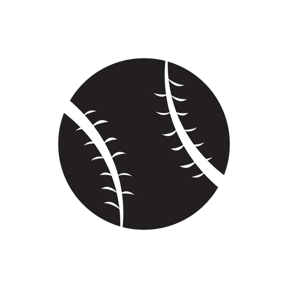 baseball logo icona design vettore