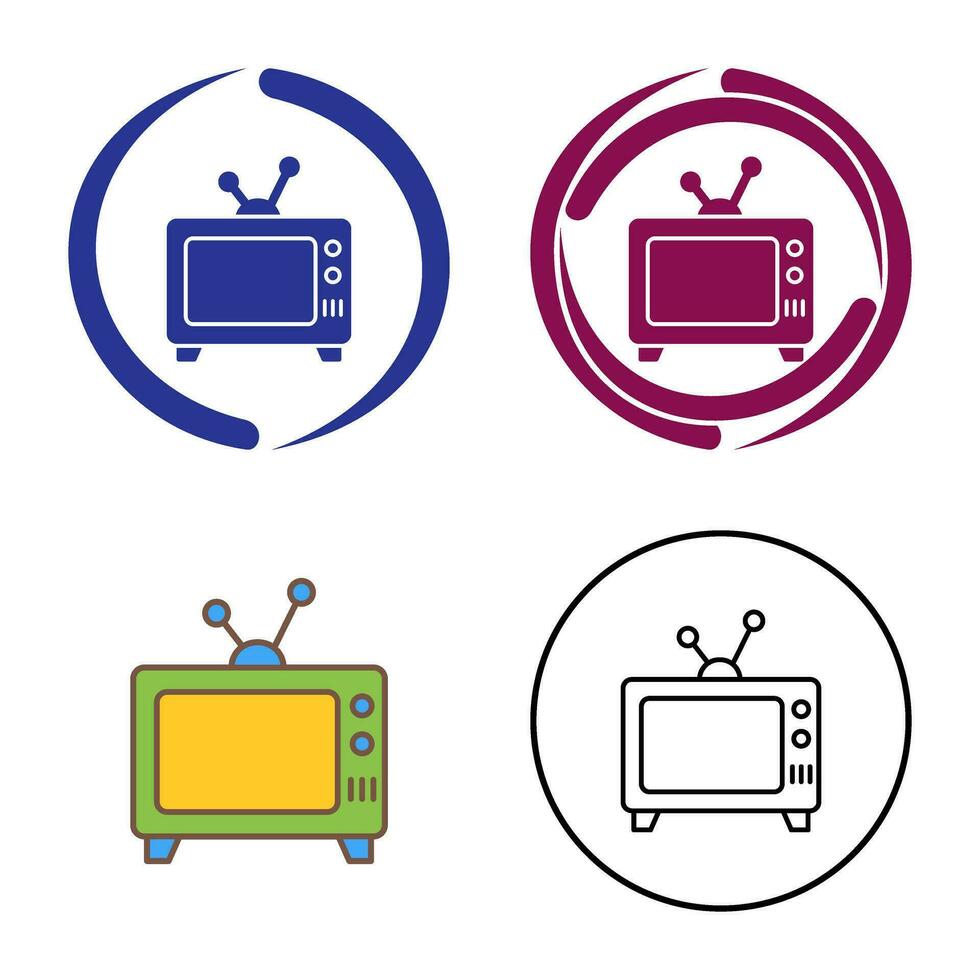 icona di vettore della televisione