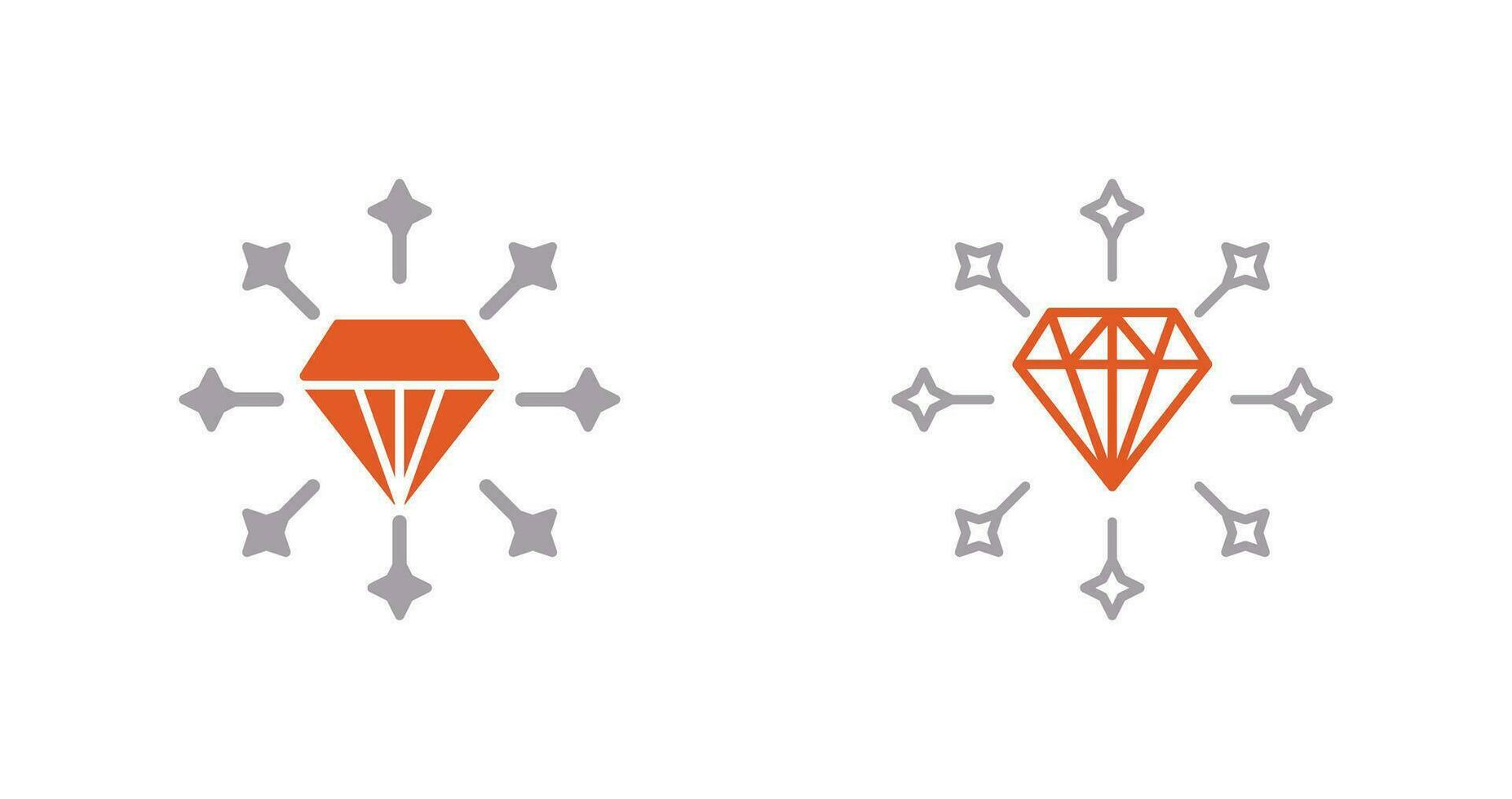 icona di vettore di diamante