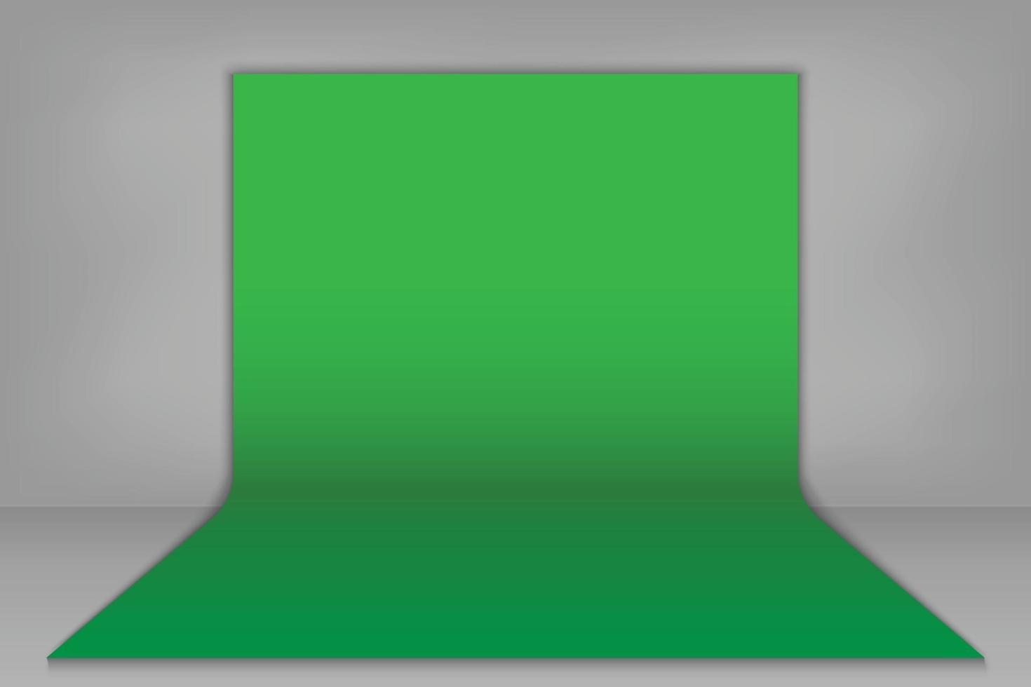 modello di sfondo chroma key verde per il tuo design vettore
