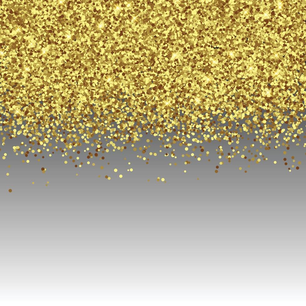modello isolato texture glitter lamina d'oro per il tuo design vettore