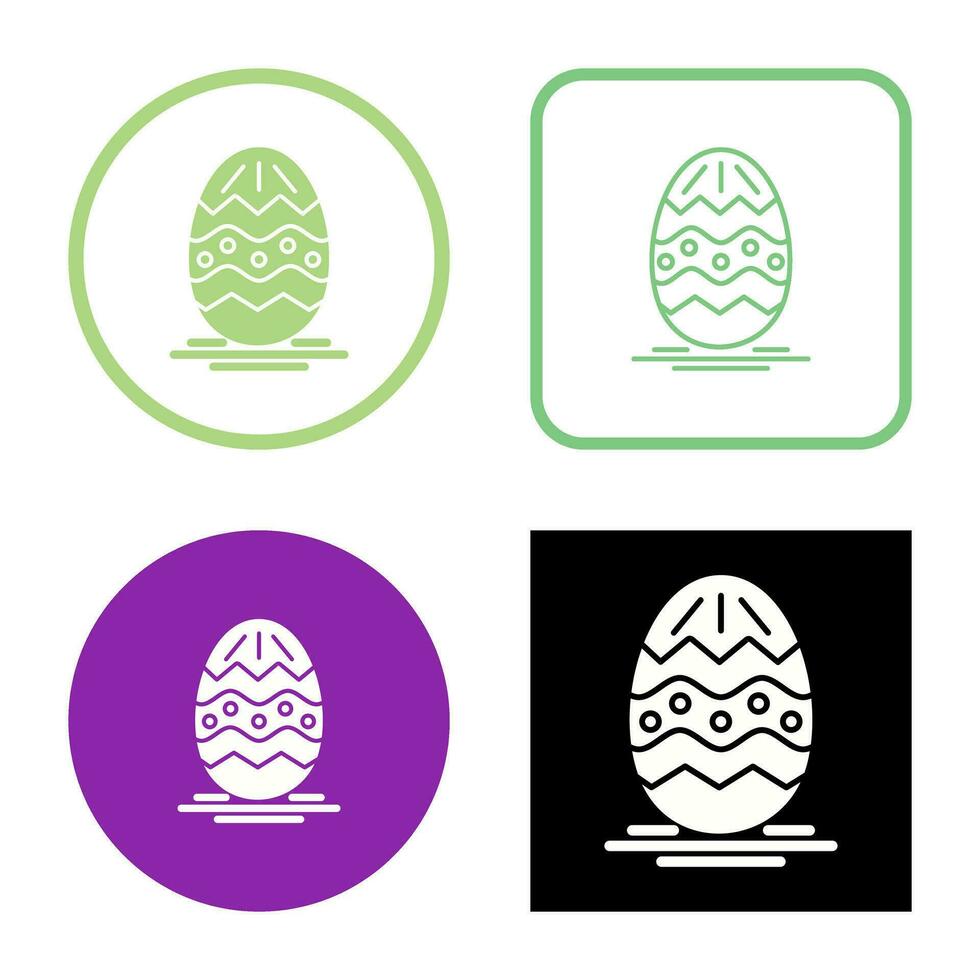 Pasqua uovo vettore icona