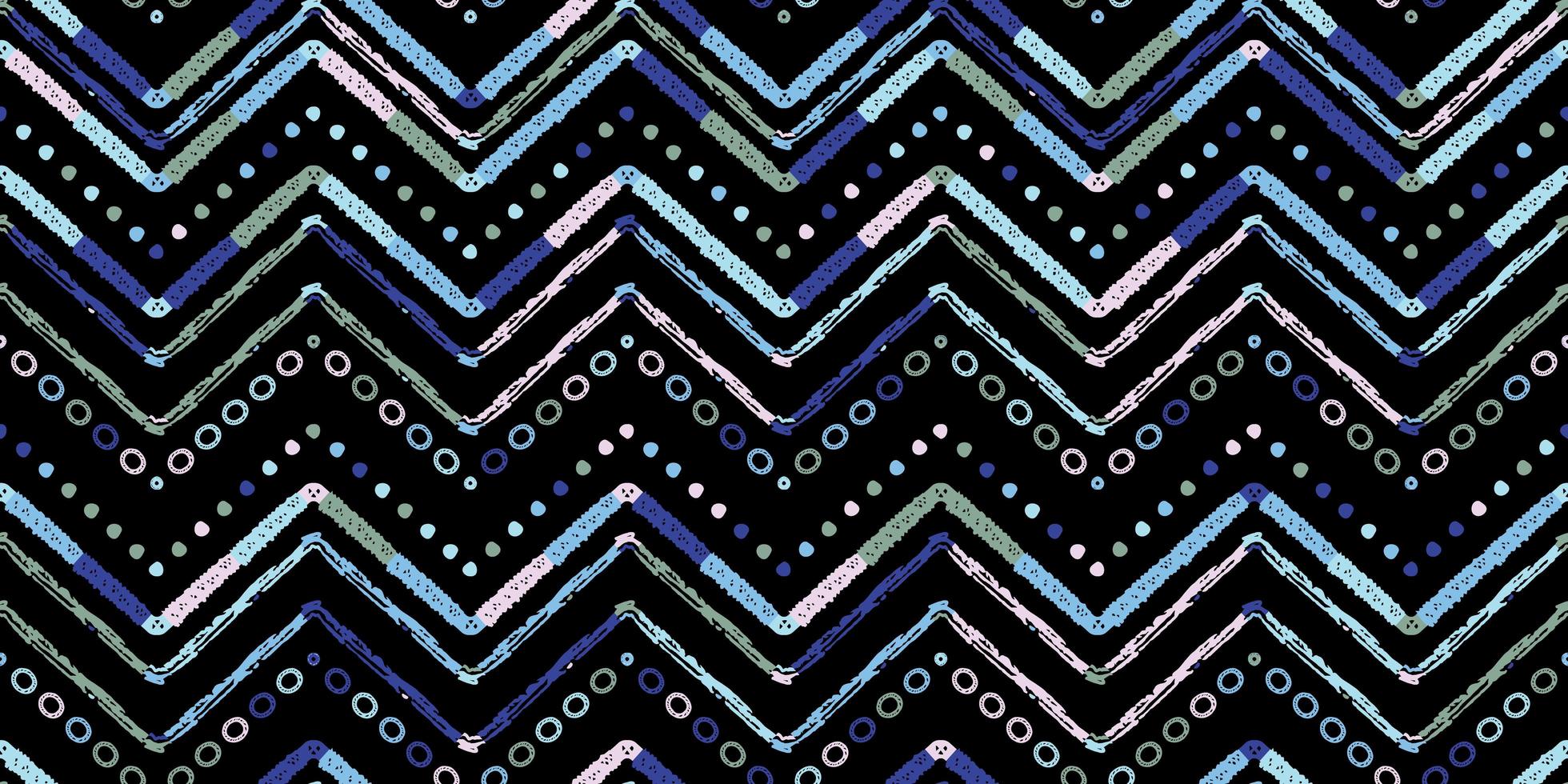 modello retrò in stile africano a zig-zag. disegno chevron vettore