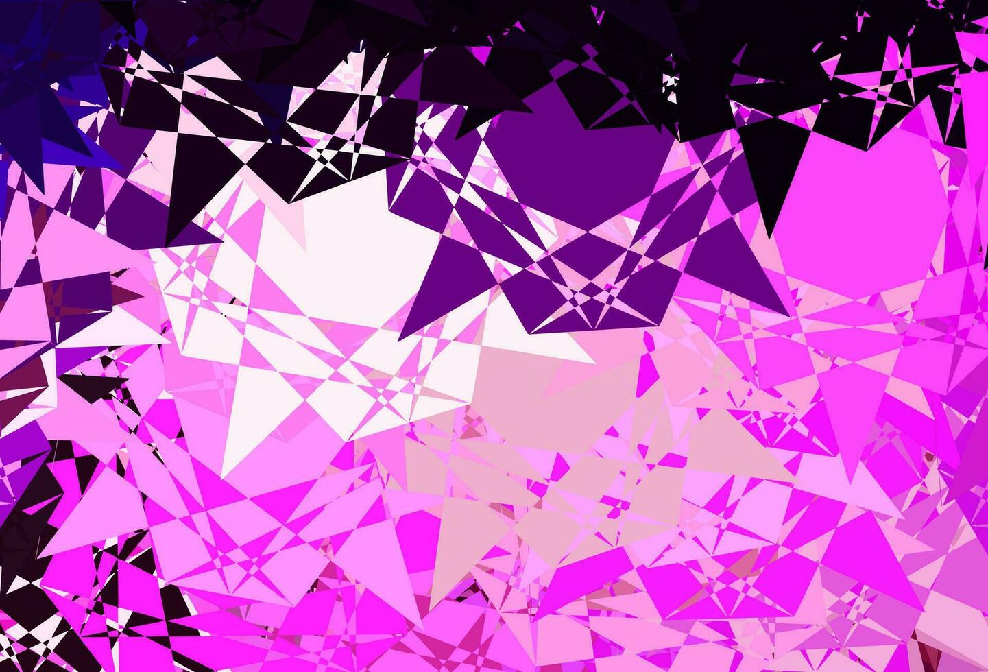 sfondo vettoriale viola scuro, rosa con forme poligonali.