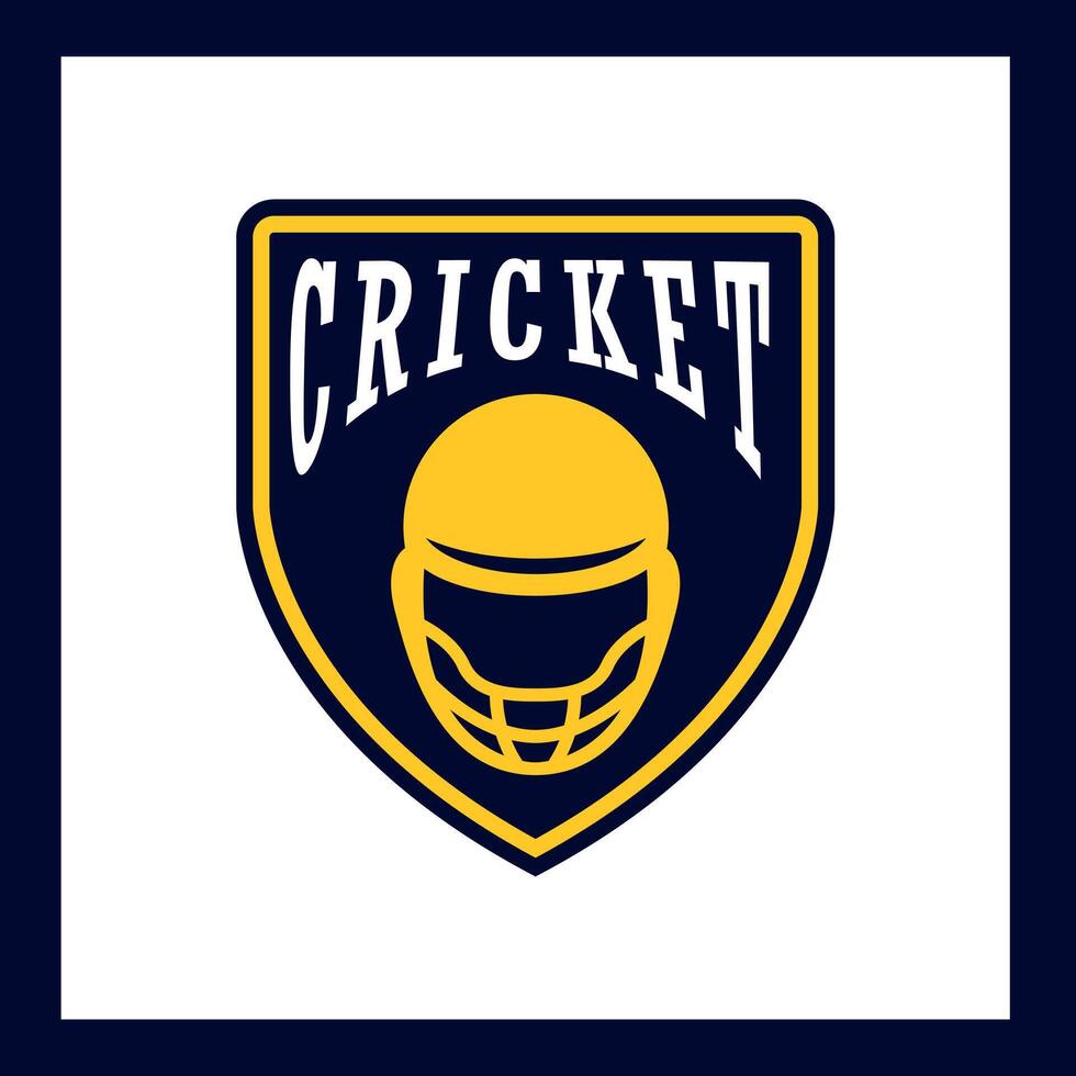 cricket squadra o torneo logo vettore