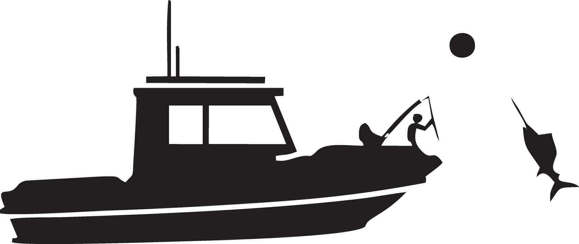 pescatore logo design vettore moderno simpel