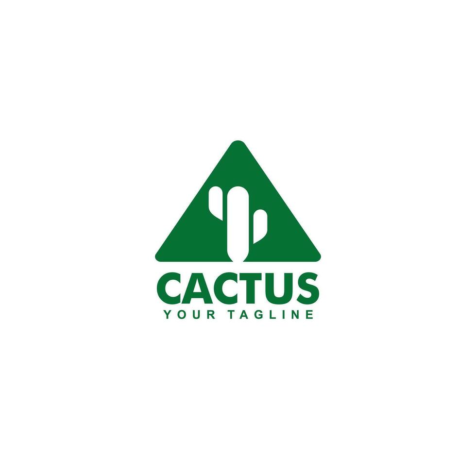 cactus logo modello vettore illustrazione