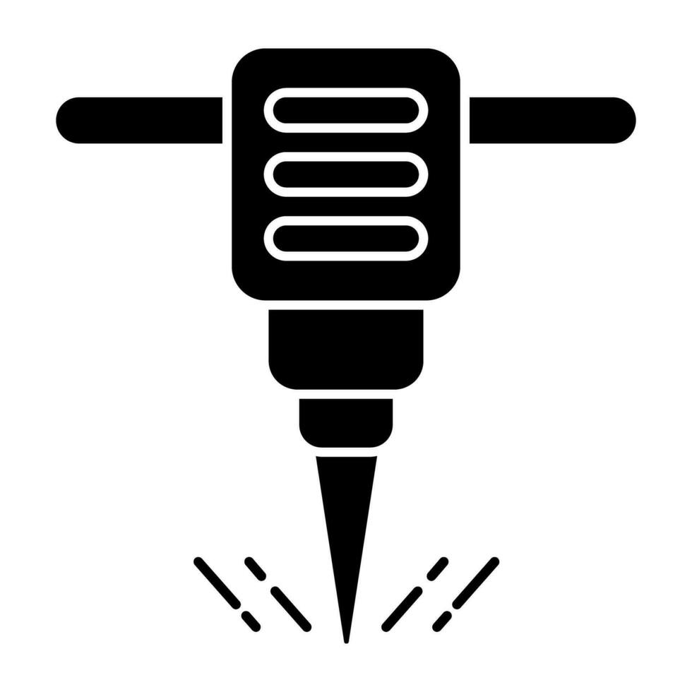 icona di download premium della perforatrice vettore