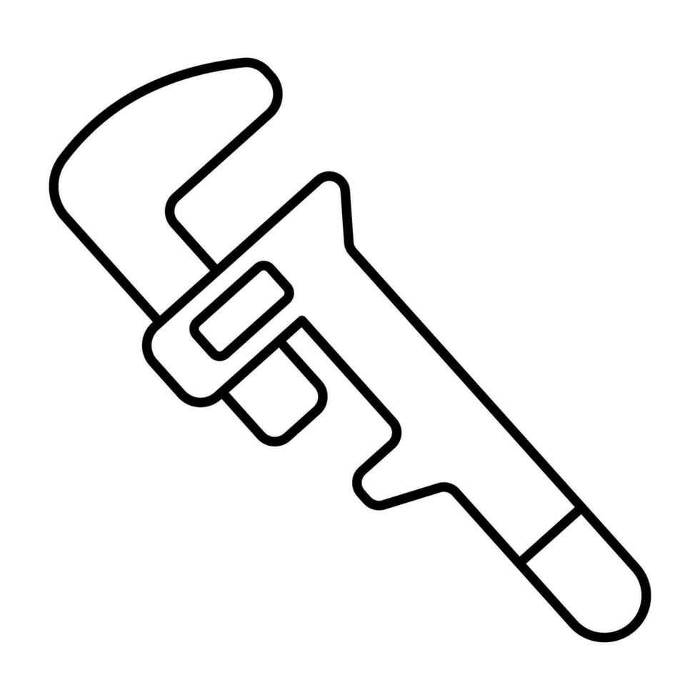 icona del design modificabile della chiave inglese vettore