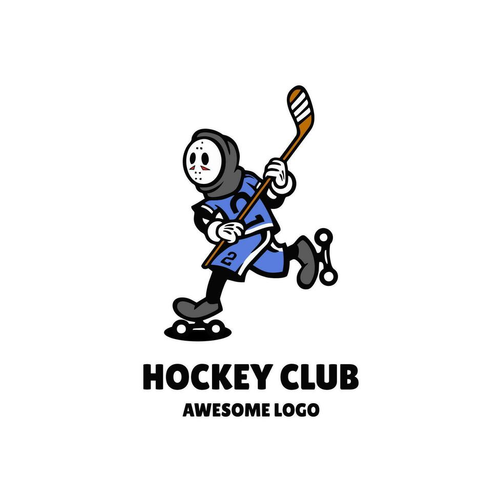 hockey club logo vettore