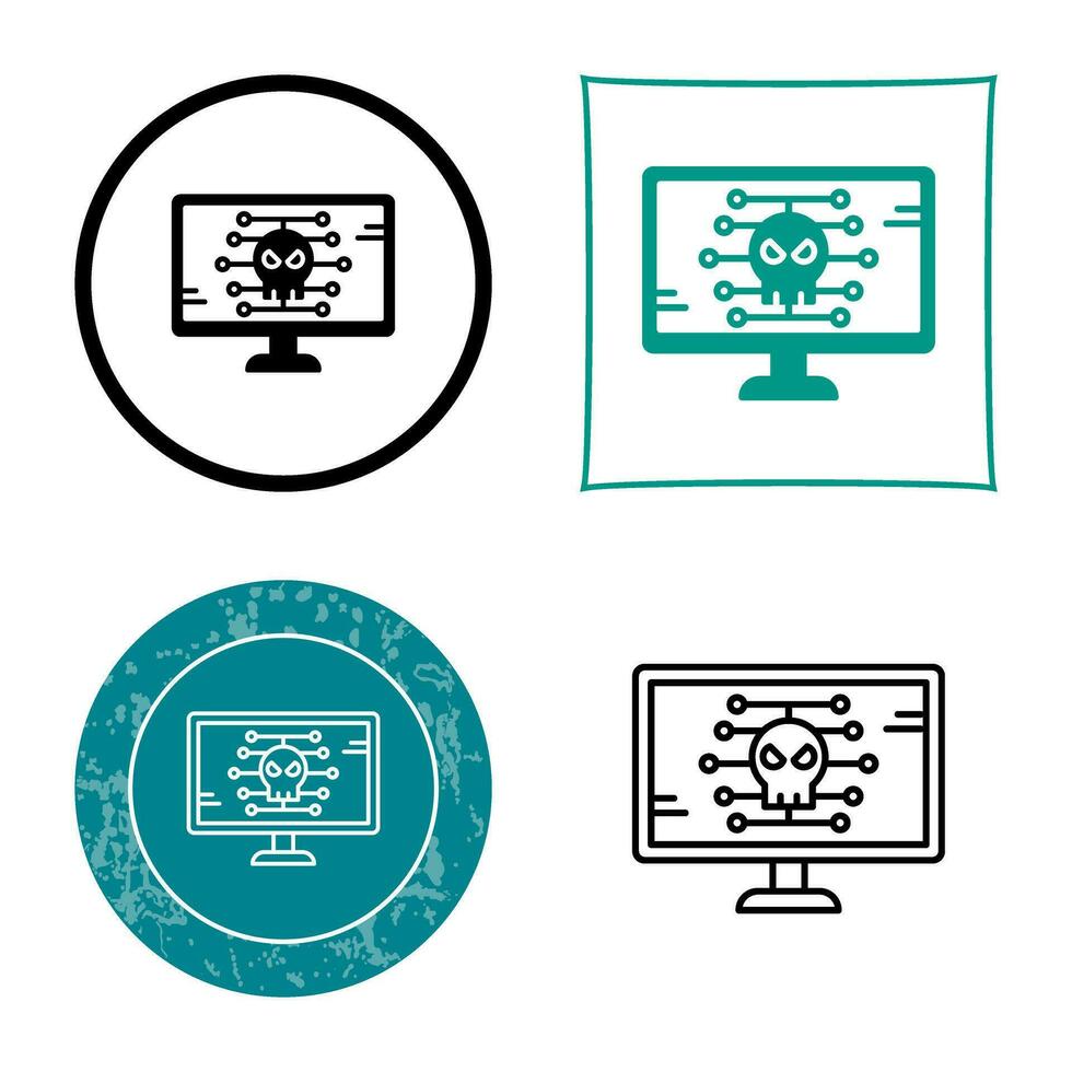icona di vettore di malware