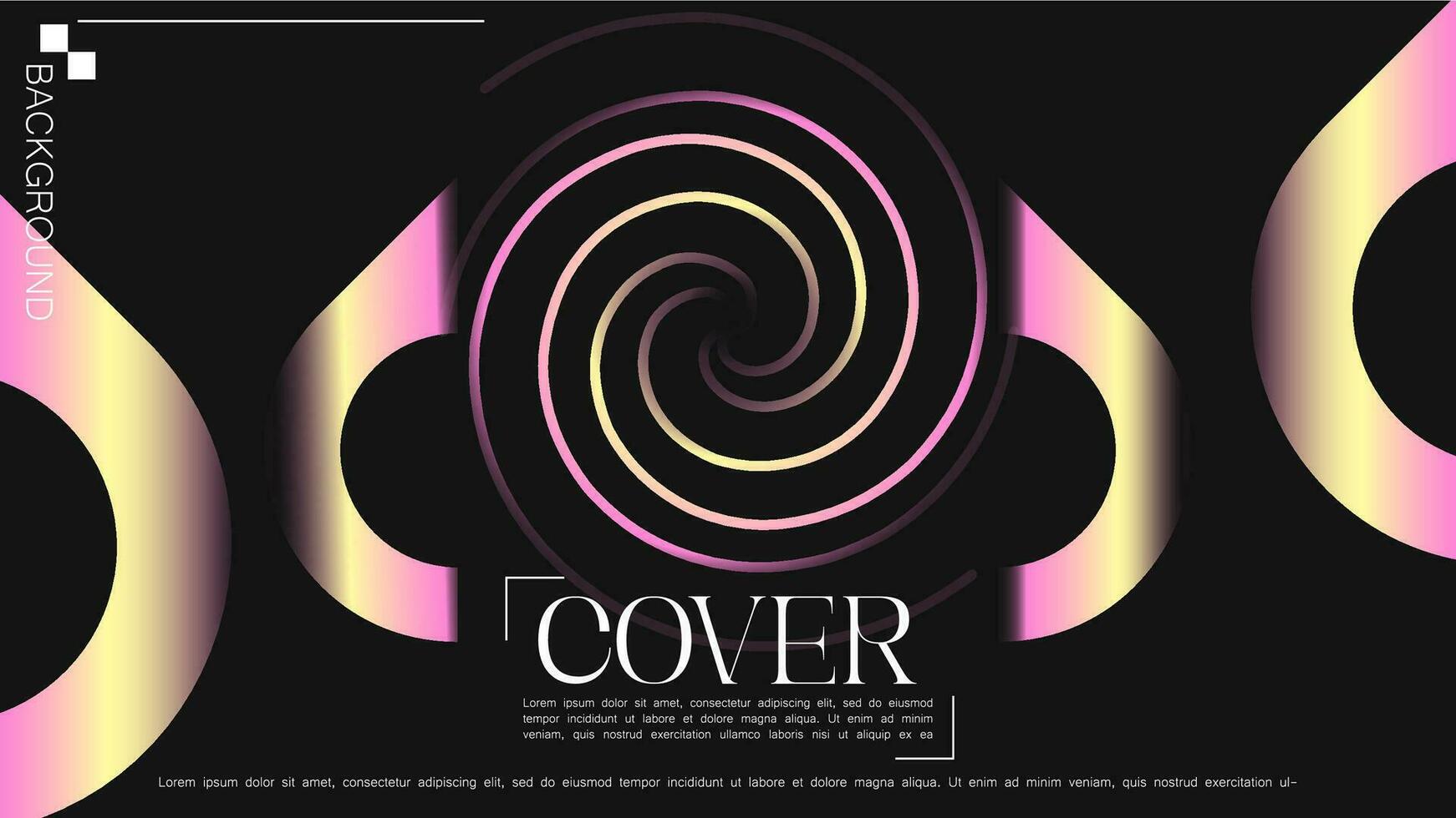 sfondo spirale Linee pendenza astratto creativo copertina pagina design. vettore illustrazione. modello attività commerciale carta applicazione