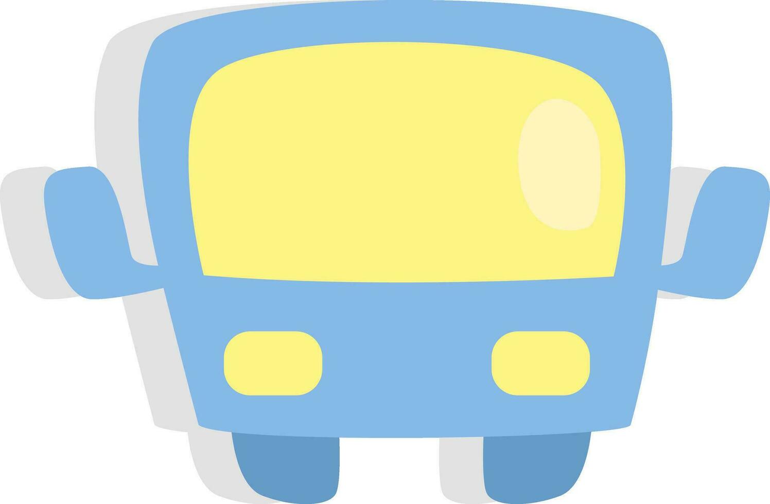 scuola autobus, icona, vettore su bianca sfondo.