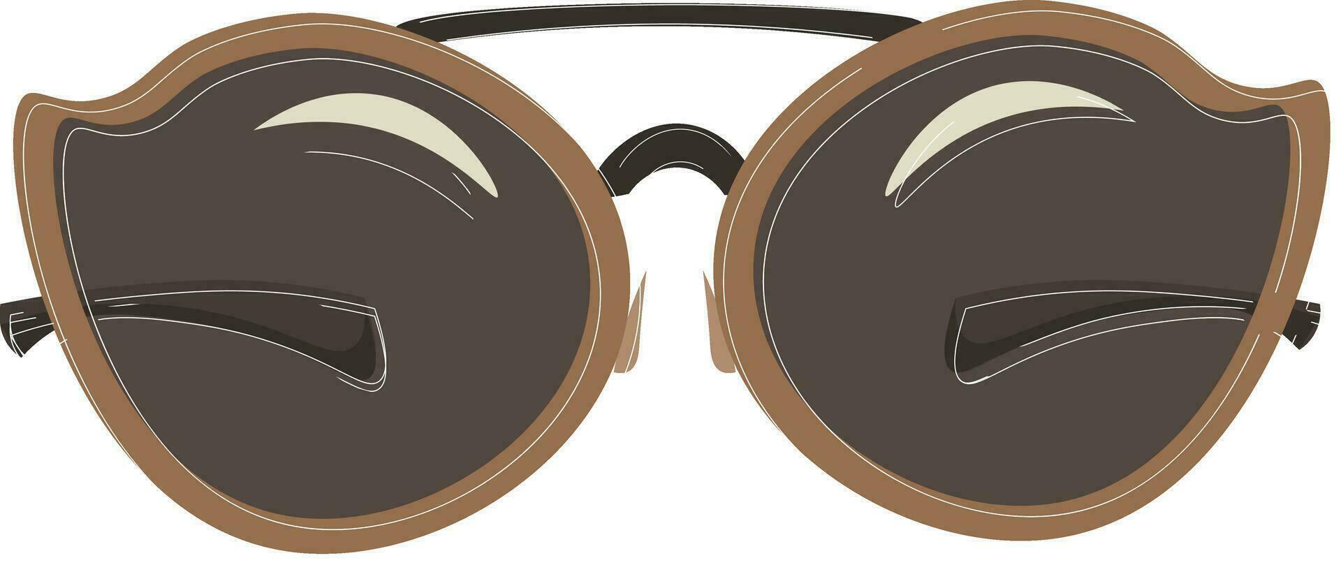 freddo occhiali da sole vettore o colore illustrazione