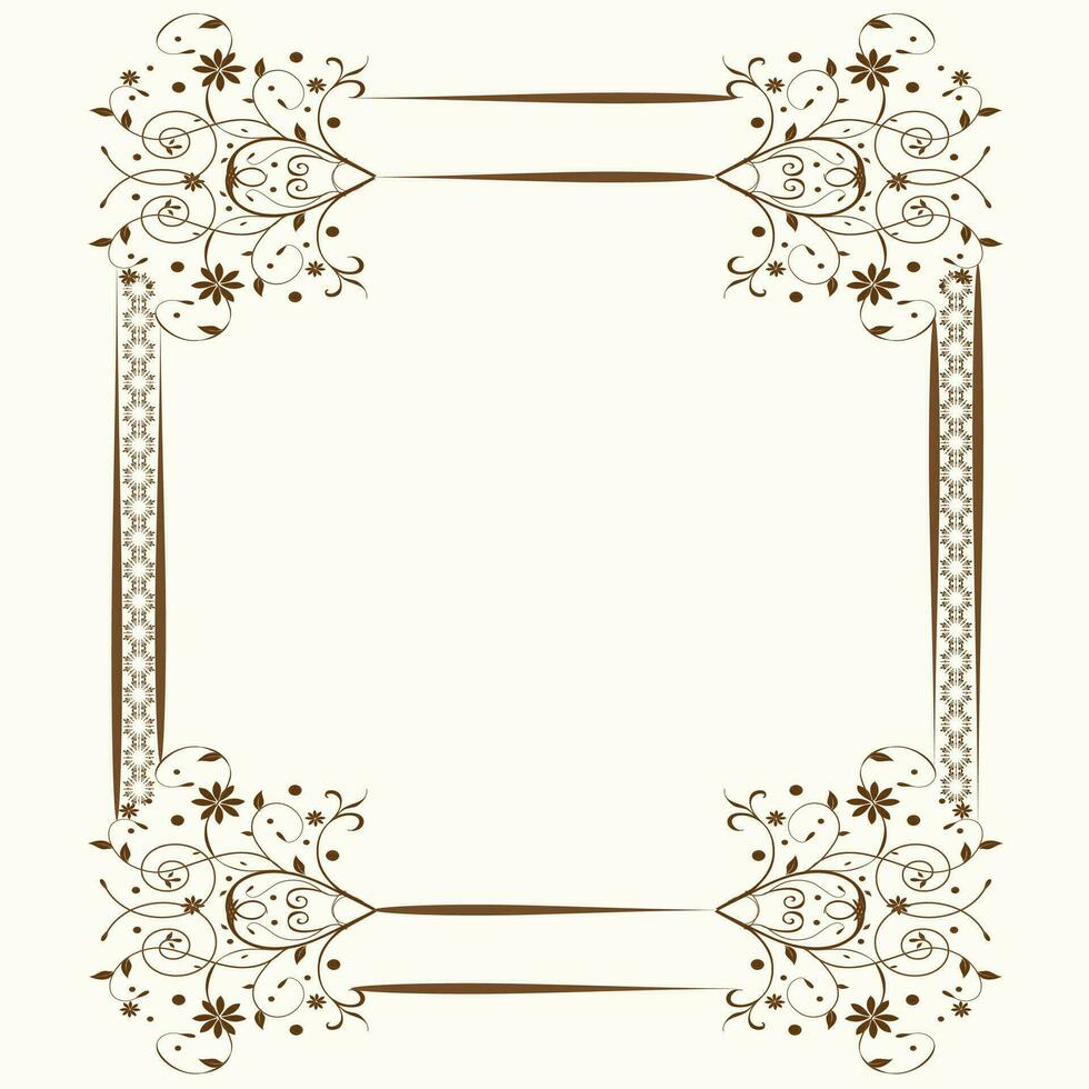 Vintage ▾ invito carta con ornato elegante astratto floreale design vettore