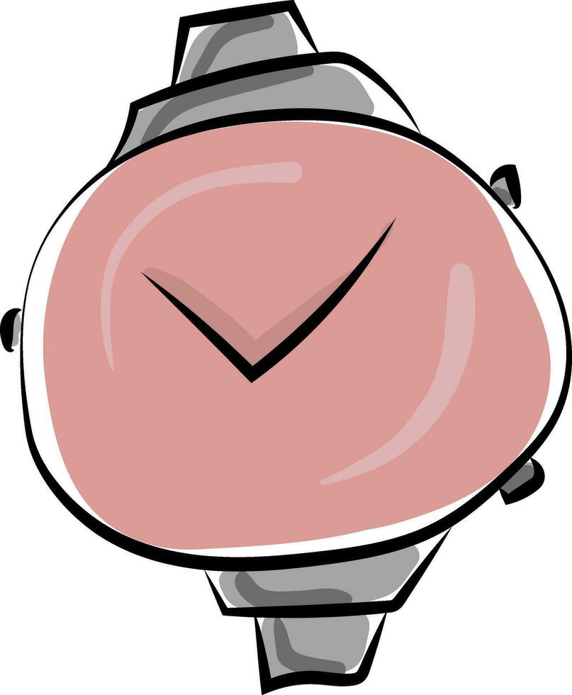 rosa orologio vettore illustrazione