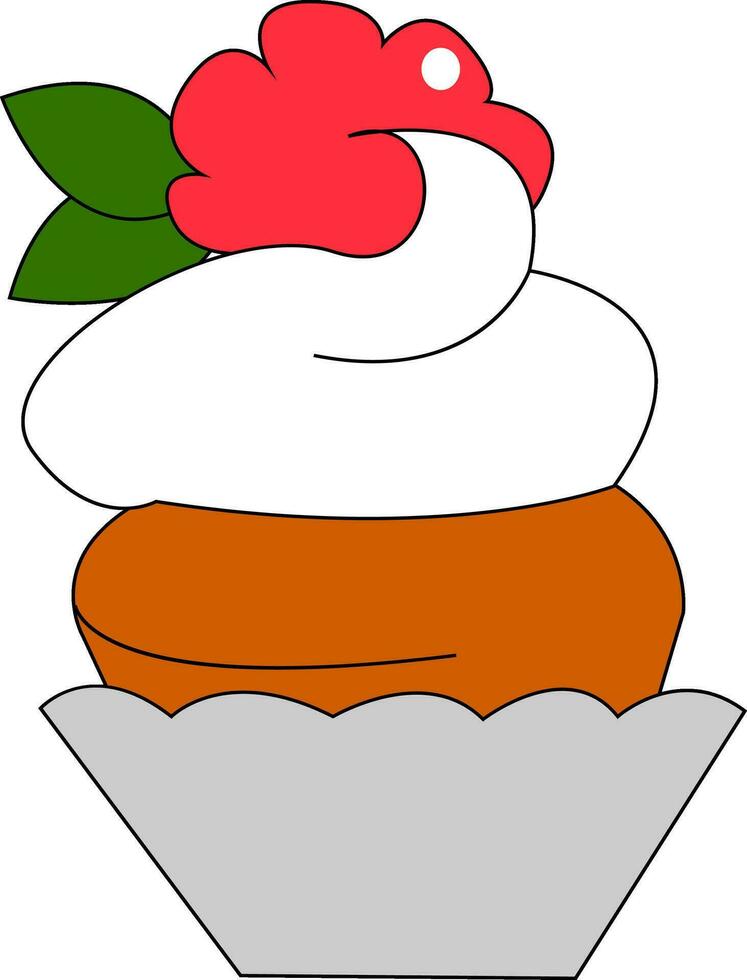 lampone torta, vettore o colore illustrazione.