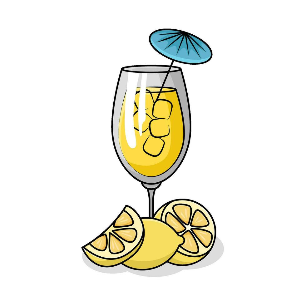 Limone bevanda illustrazione vettore