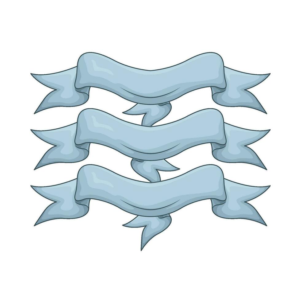 blu nastro decorazione illustrazione vettore