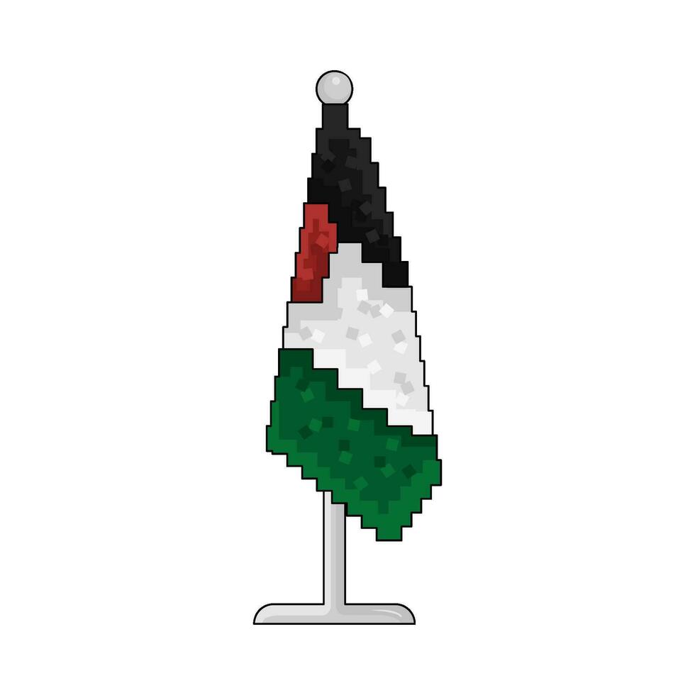 gratuito bandiera Palestina illustrazione vettore