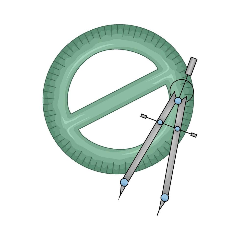 righello con periodo illustrazione vettore