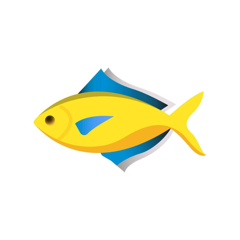 pesce icona design vettore modello