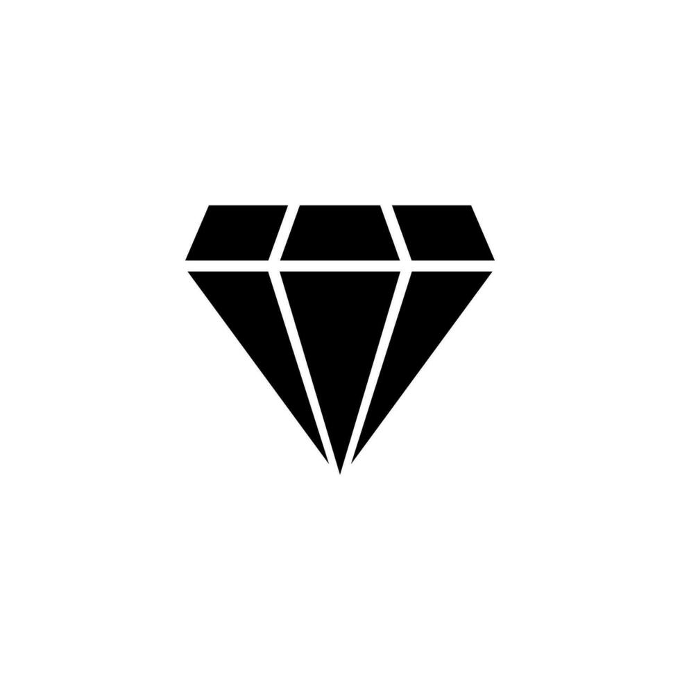 diamante icona design vettore modello