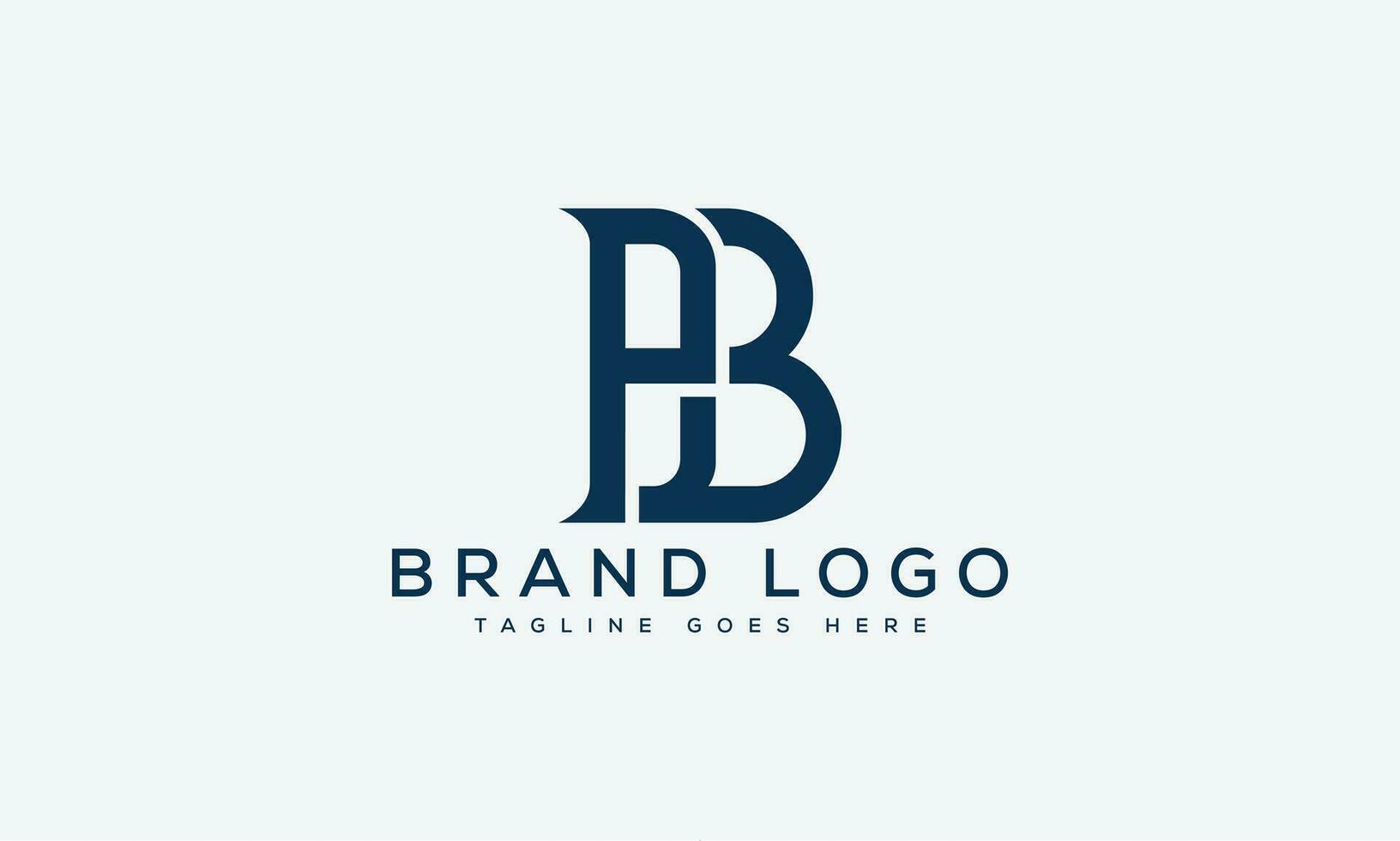lettera pb logo design vettore modello design per marca.