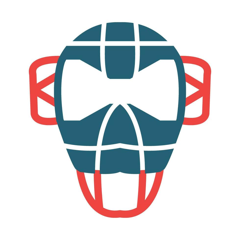 maschera vettore glifo Due colore icona per personale e commerciale uso.
