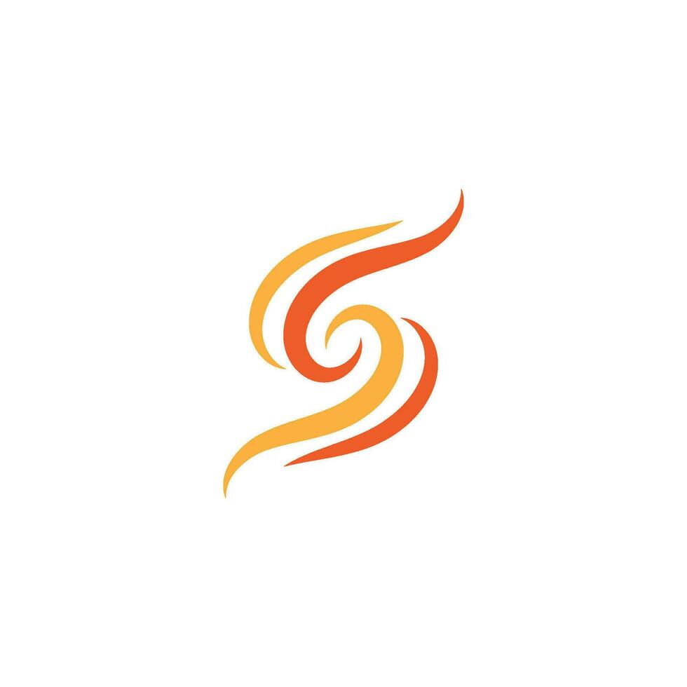 fuoco fiamma logo vettore