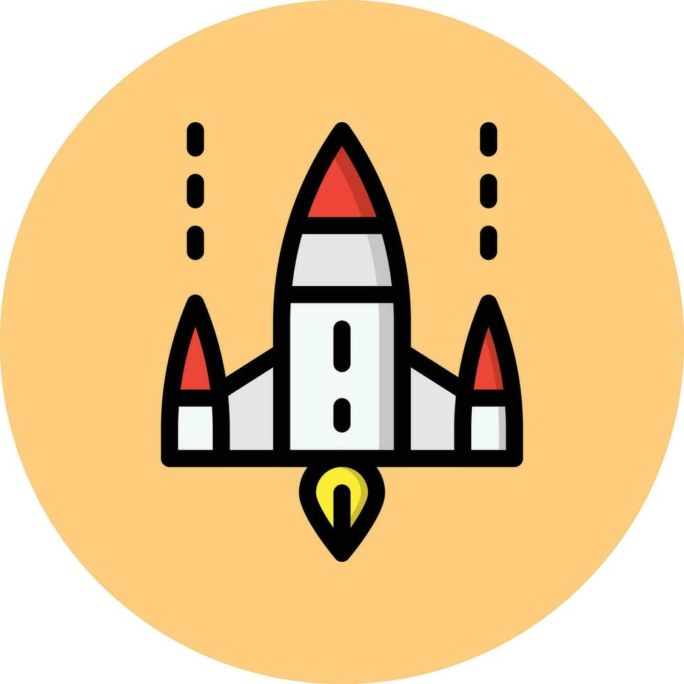 navicella spaziale vettore icona design illustrazione