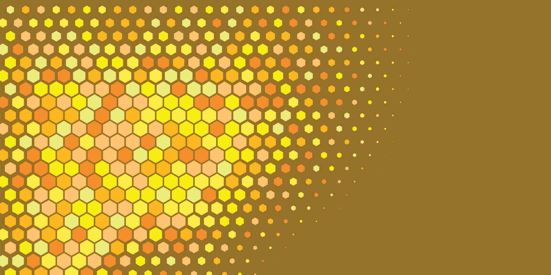 geometrico astratto esagono Due colore sfondo vettore