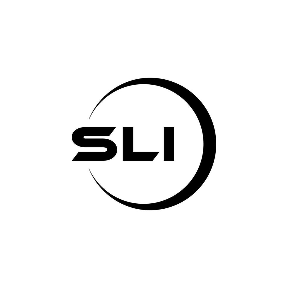 sli lettera logo disegno, ispirazione per un' unico identità. moderno eleganza e creativo design. filigrana il tuo successo con il Impressionante Questo logo. vettore