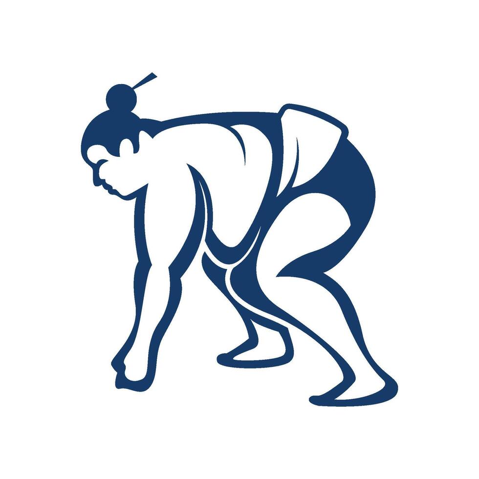 sumo logo icona design vettore