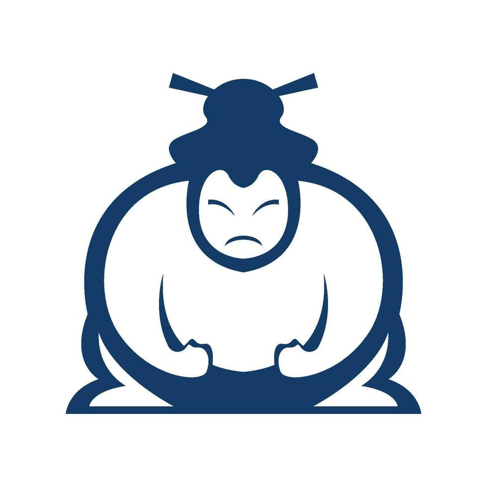 sumo logo icona design vettore