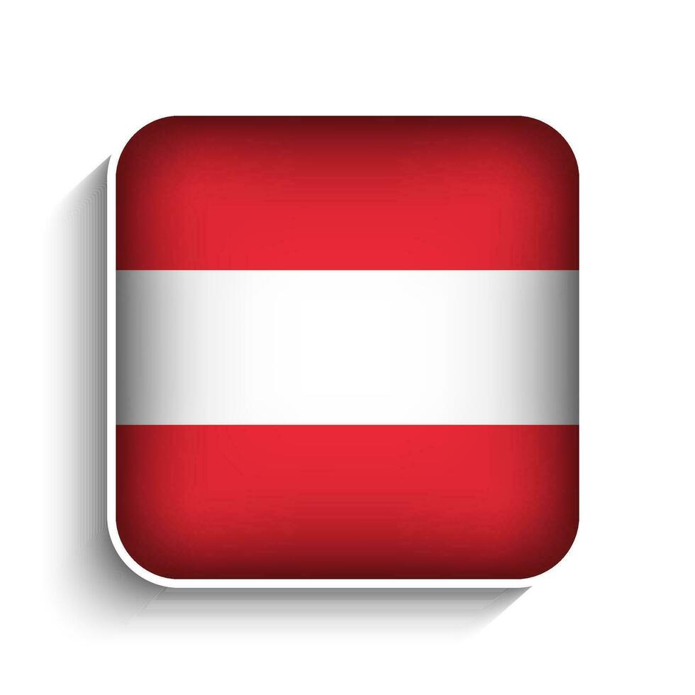 vettore piazza Austria bandiera icona