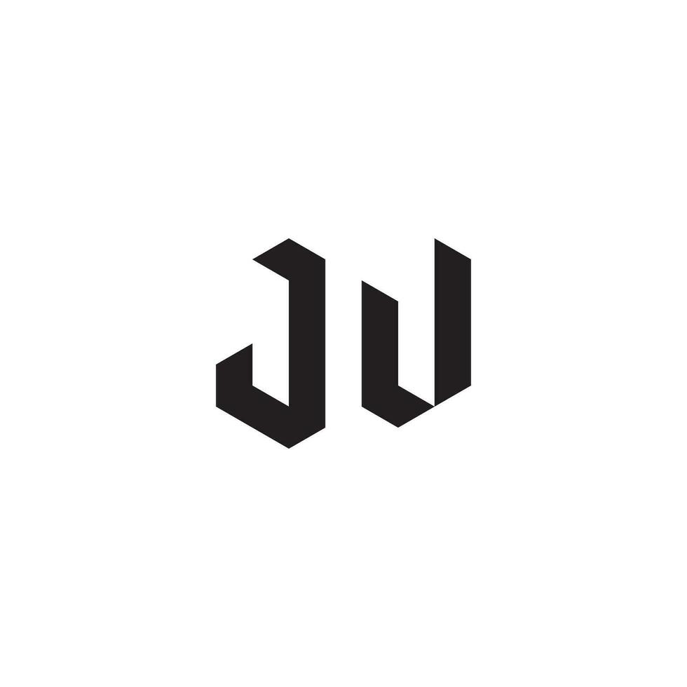 jw geometrico e futuristico concetto alto qualità logo design vettore