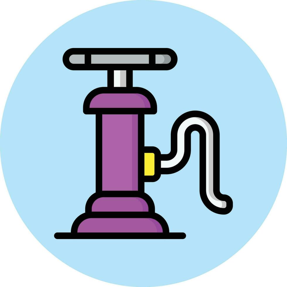 aria pompa vettore icona design illustrazione