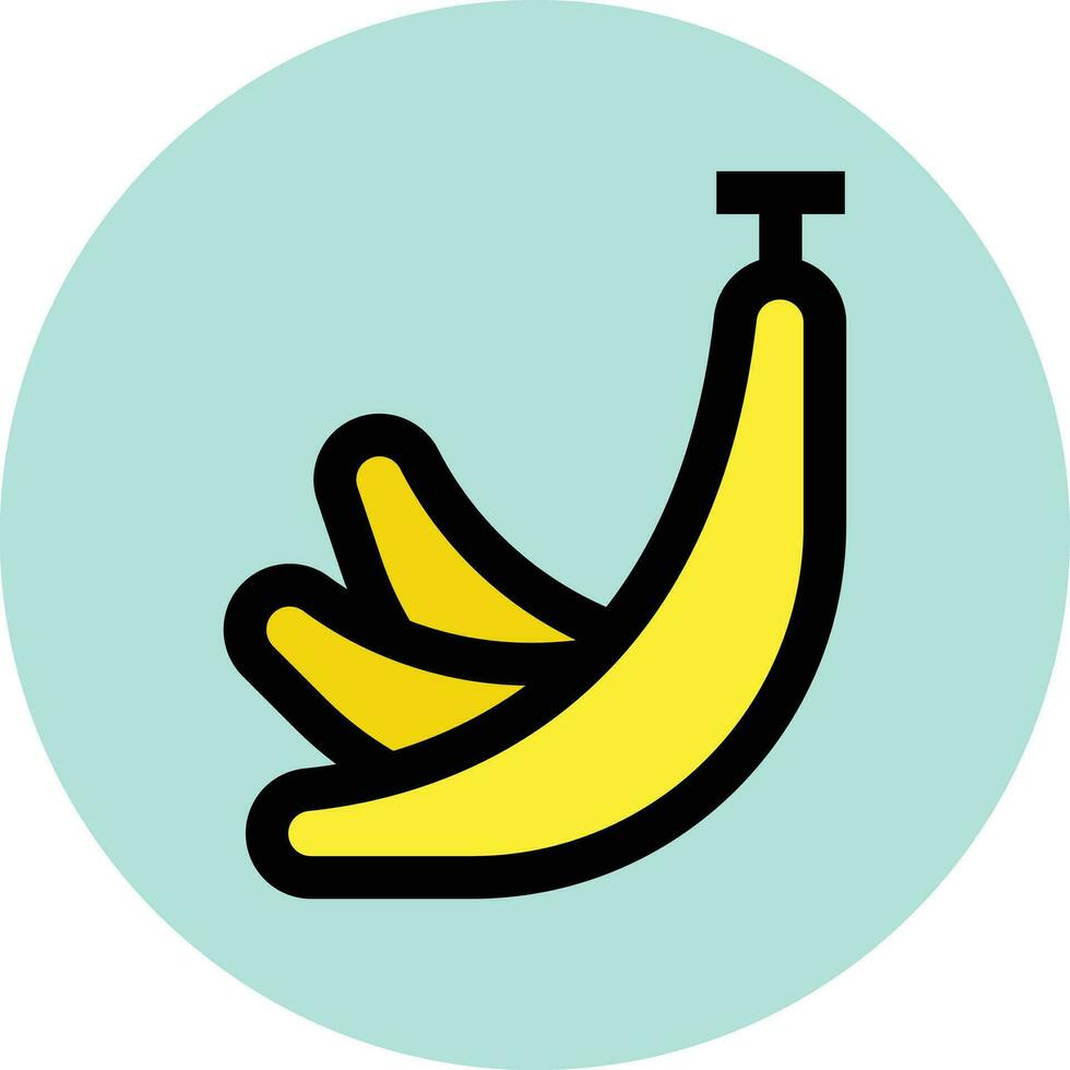 illustrazione del design dell'icona di vettore di banana